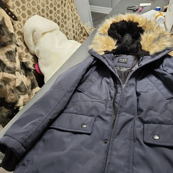 S13 Boys winter coat with hoodie